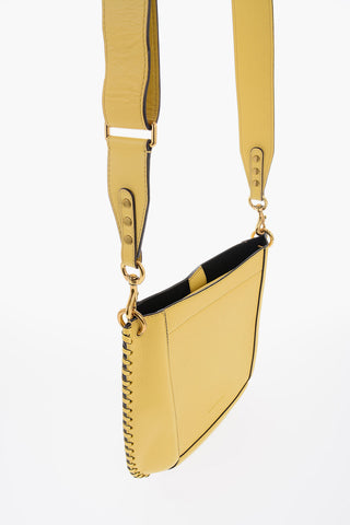 Grained-leather OSKAN NEW Hobo Bag with Removable Shoulder-strap