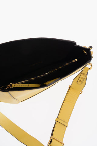 Grained-leather OSKAN NEW Hobo Bag with Removable Shoulder-strap