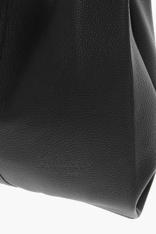 Heavy-grained Leather OVERSIZED PORTOBELLO Tote Bag