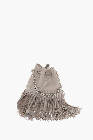 Soft-leather CARNIVAL FRINGE Bucket Bag with Stud-embellishment