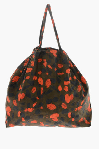 Borsa Tote FLOWER POP Stampata