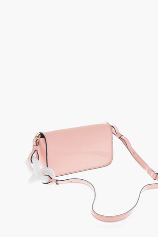 Polished-leather CHAIN ANCHOR Baguette Bag