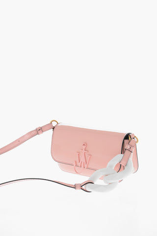 Polished-leather CHAIN ANCHOR Baguette Bag