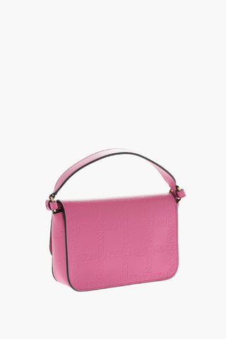 Leaher ANCHOR Shoulder Bag with Embossed Monogram