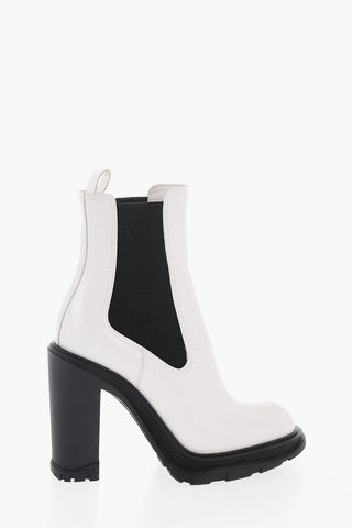 Stivaletti Chelsea SHINY LIQUID in Pelle Spazzolata 10cm