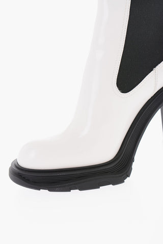 Stivaletti Chelsea SHINY LIQUID in Pelle Spazzolata 10cm