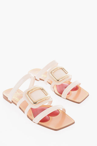 Sandali Flat GLADIATOR con Fibbia Dorata