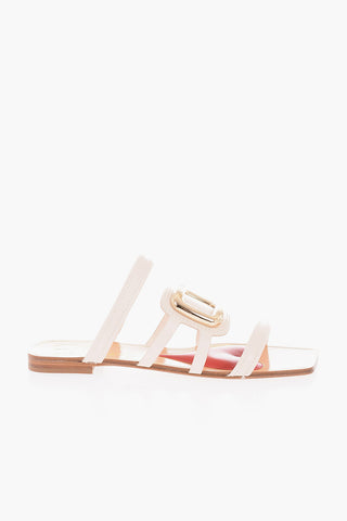 Sandali Flat GLADIATOR con Fibbia Dorata