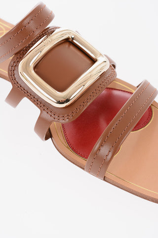 Golden Buckle GLADIATOR Flat Sandals