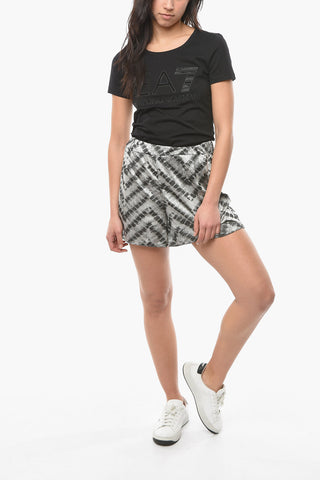 Croco Printed SAFARI Shorts