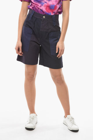 ETOILE High-waisted KALERNA Shorts with Patchwork