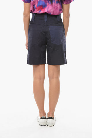 ETOILE Shorts KALERNA a Vita Alta con Patchwork