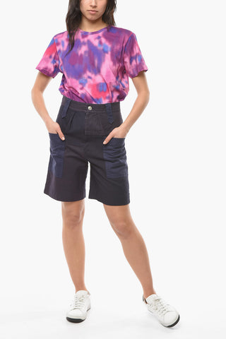 ETOILE High-waisted KALERNA Shorts with Patchwork