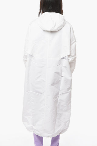 Hooded Raincoat with Mesh Inserts