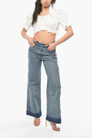 NOIR KEI NINOMIYA Ruffle-edged Crop Shirt