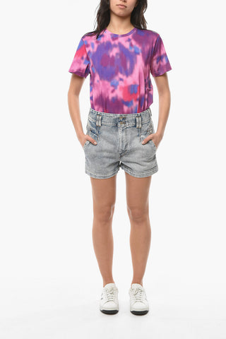 ETOILE High-waisted TIHIANA Shorts with Vintage Effect