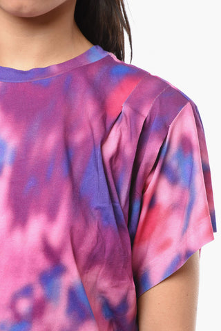ETOILE Cropped ZILIA T-shirt with Tie-dye Effect