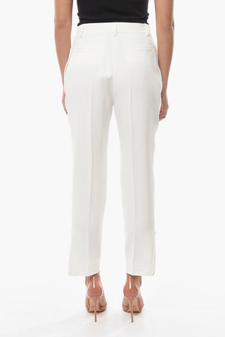 Pleated Pants With Zipped Ankles
