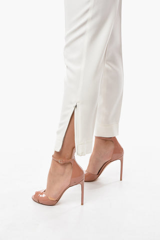Pleated Pants With Zipped Ankles