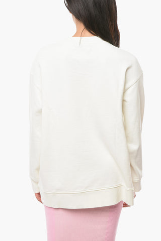 Brushed Cotton DELIVERING JOY Printed Sweatshirt