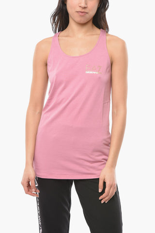 EMPORIO Canotta in Cotone Stretch con Stampa Logo