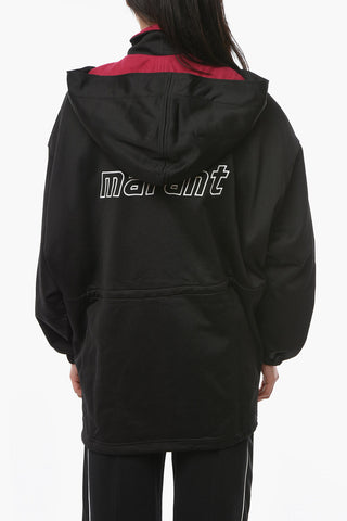 ETOILE ISLA Hoodie Sweatshirt with Drawstring and Logoed Embroidery