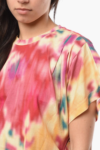 ETOILE T-shirt ZILIA Crop con Effetto Tie Dye