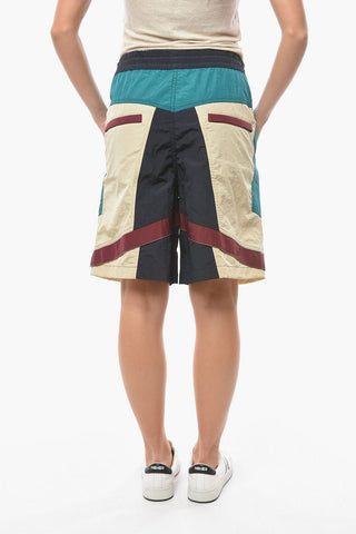 Shorts MILTON con Coulisse e Logo in Rilievo