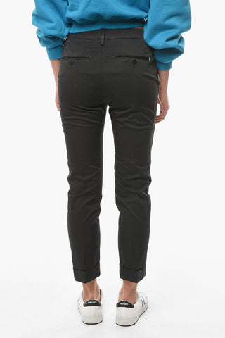 Cuffed Hem Stretch Cotton ERIN Pants