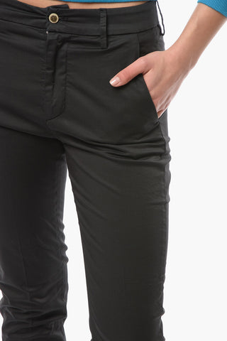 Cuffed Hem Stretch Cotton ERIN Pants