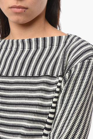 Pullover Con Collo A Barca E Maniche a 3/4