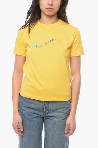T-shirt Girocollo FLOW con Ricamo Logo