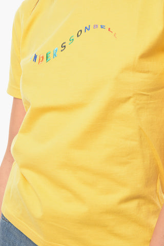 T-shirt Girocollo FLOW con Ricamo Logo