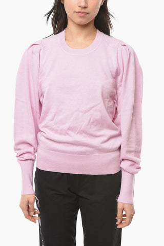 Wool Blend CAMELIA Sweather with Cropped Silhouette