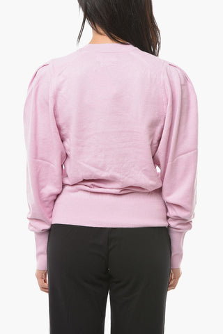 Wool Blend CAMELIA Sweather with Cropped Silhouette