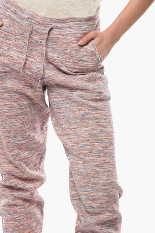 ETOILE Multifabric KIRA Joggers with Ton-sur-ton Embroidery