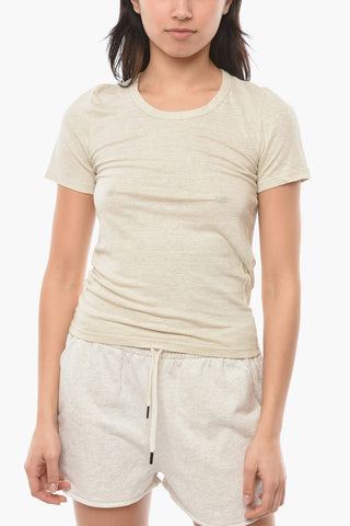 ETOILE T-shirt KILIANN in Lino con Scollo Rotondo Ampio