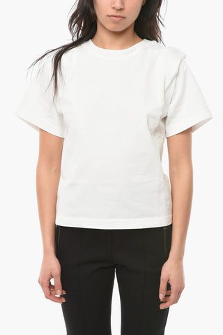 Jersey Cotton ZELITOS T-shirt with Tucked Sleeves