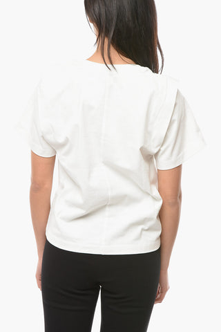 Jersey Cotton ZELITOS T-shirt with Tucked Sleeves
