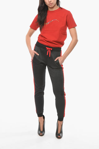 Joggers in Poliestere Riciclato con Monogram Allover