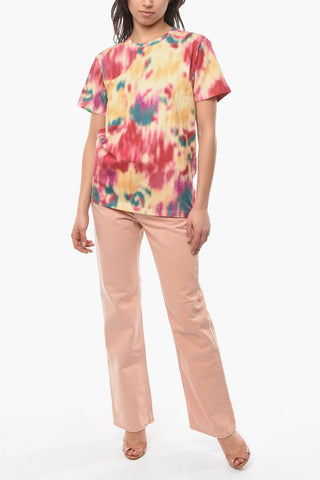 ETOILE Multicolored ZAOF T-shirt with Tie-dye Effect