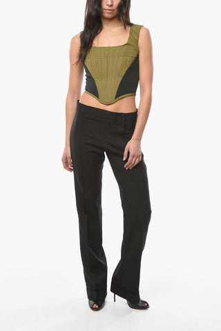 Pleated FRESA Low Rise Pants