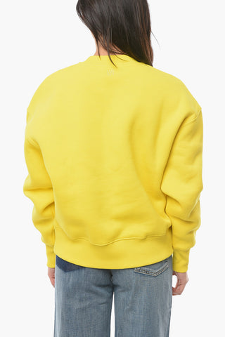 Crewneck Sweatshirt With Logo Patch