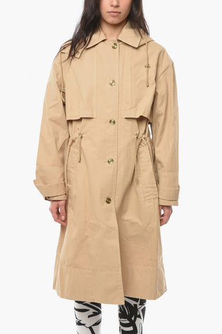 MICHAEL Canvas Trench with Hood