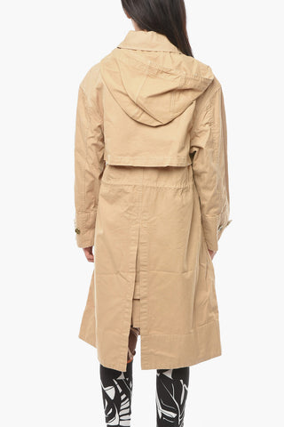 MICHAEL Canvas Trench with Hood