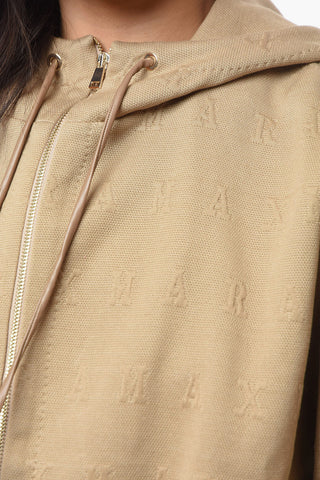 Short-sleeved LAMPO Hoodie in Monogram Motif