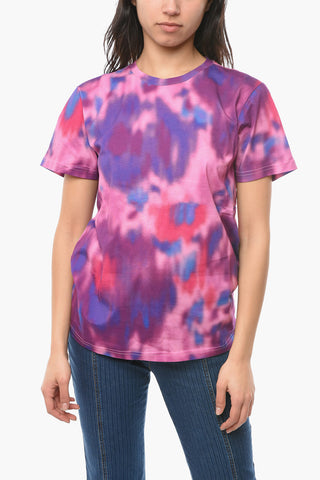 ETOILE Crew-neck ZAOF T-shirt with Tie-dye Effect