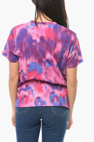 ETOILE Crew-neck ZAOF T-shirt with Tie-dye Effect