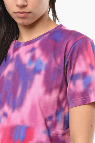 ETOILE Crew-neck ZAOF T-shirt with Tie-dye Effect