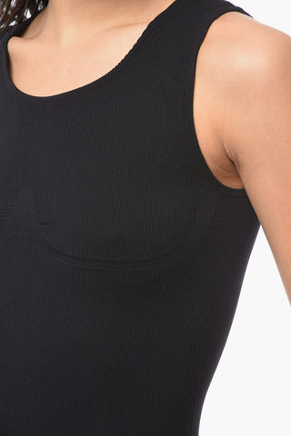 Crewneck Stretchy Sleeveless Top